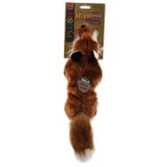Skinneeez Igrača pes Fantazija Plišasta lisica piskljajoča črne packe 45cm