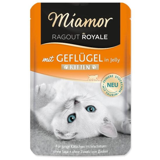 Miamor Cat Ragout Junior žepno perutninsko meso v želeju 100g