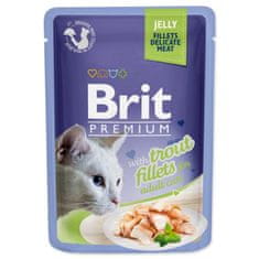 Brit Premium Cat Nežen sled, fileti v želeju 85g
