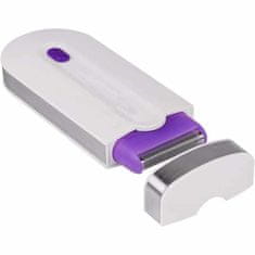 Netscroll Ženski brivnik, za mokro ali suho britje, primeren za vse predele telesa, USB polnjenje, LED lučka, za boljšo vidnost dlak, velikost primerna za torbico, SmoothTouch
