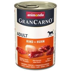 Animonda Konzerve Gran Carno Adult govedina in piščanec 400g