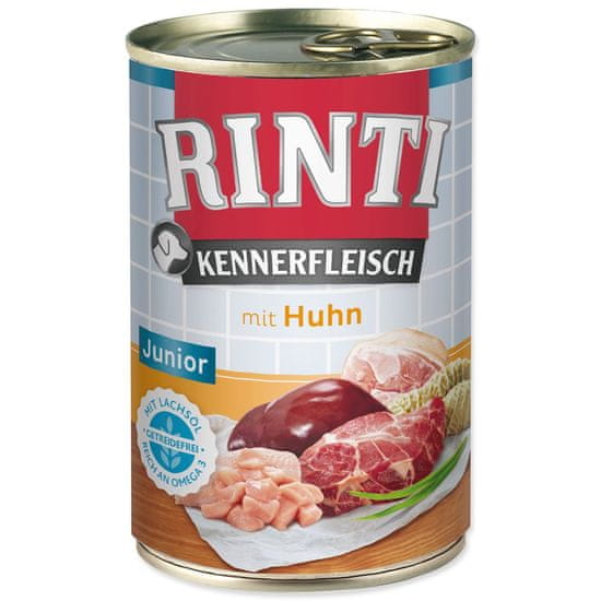 RINTI Konzervirana hrana Kennerfleisch Junior piščanec 400g