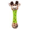 BeFun Žirafa plišasta igrača s TPR gumo za kužka 17cm
