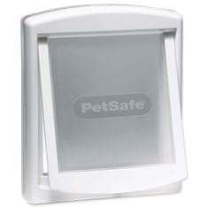 PetSafe plastična vrata s prozornim pokrovom bela, izrez 28,1x23,7cm