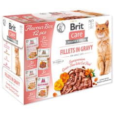 Brit Care Cat Flavour box fileti v omaki Multi 12x85g