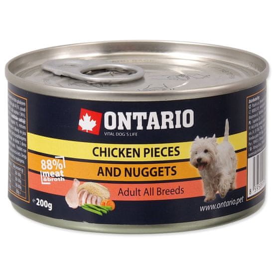 Ontario Piščančji koščki in koščki piščanca iz konzerve 200g