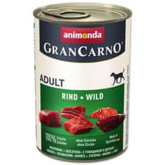Animonda Konzerve Gran Carno Adult govedina in divjačina 400g