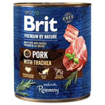 Brit Premium Dog by Nature Cons Pork & Trachea 800g