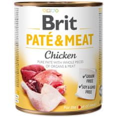 Brit Piščanec v pločevinki Paté & Meat Chicken 800g