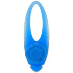 Dog Fantasy Ovratnica pasja Fantasy LED silikonska modra 8cm