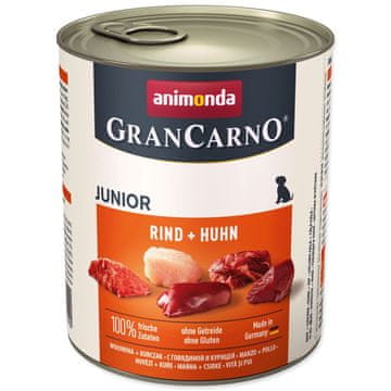 Animonda pes GRANCARNO cons. JUNIOR piščanec/goveda 800g