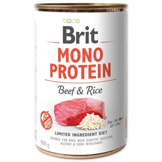 Brit Konzervirana govedina Mono Protein z rižem 400g