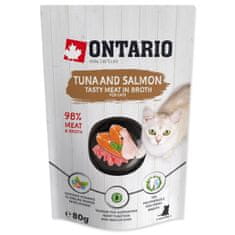 Ontario Kapsula tuna in losos v juhi 80g