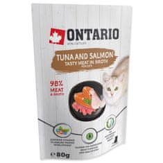 Ontario Kapsula tuna in losos v juhi 80g