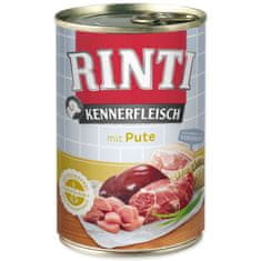 RINTI Dog Kennerfleisch puran v konzervi 400g