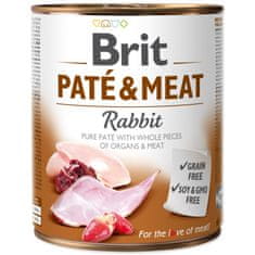 Brit Paté in meso zajca v pločevinki 800g