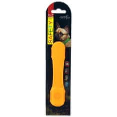 Dog Fantasy Prevleka LED svetleča oranžna 15cm