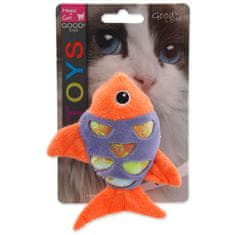 Magic cat Igrača plišaste ribe z mešanico mačje mete 10cm