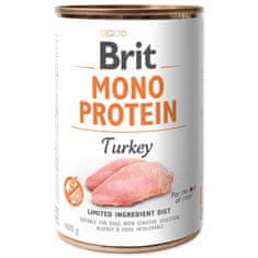 Brit Mono Protein Turkey v pločevinki 400g