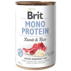 Brit Konzerva Mono Protein jagnjetina z rižem 400g