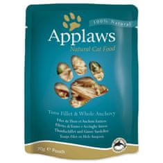 Applaws Cat tuna in sardele 70g