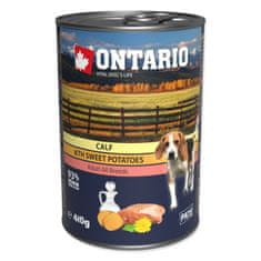 Ontario Telečje meso v konzervi s sladkim krompirjem 400g
