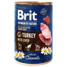 Brit Premium by Nature puran v pločevinki z jetri 400g