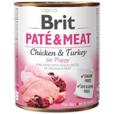 Brit Konzerva Paté & Meat Puppy piščanec 800g
