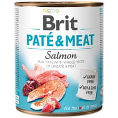 Brit Paté in mesni losos v pločevinki 800g