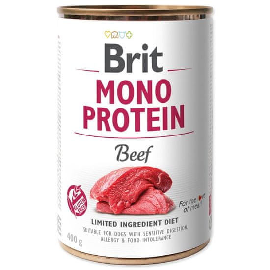 Brit Dog Cons Mono Protein Beef 400g