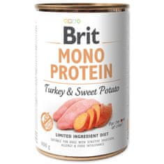 Brit Mono Protein puran s sladkim krompirjem v konzervi 400g