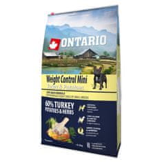 Ontario Mini Weight Control puran in krompir 6,5kg