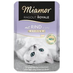 Miamor Ragout Royale Kitten govedina v želeju 100g