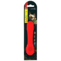 Dog Fantasy Pes Fantazija LED osvetljena rdeča 15cm