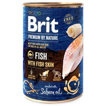 Brit Premium Dog by Nature cons Fish&Fish Skin 400g