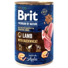 Brit Konzerva Premium by Nature jagnjetina z ajdo 400g