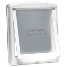 PetSafe plastična vrata s prozornim pokrovom bela, izrez 37x31,4cm