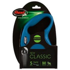 Croci Povodec FLEXI Classic New M pas 5m/25kg modri