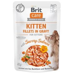 Brit Care Cat Kitten losos, fileti v omaki 85g
