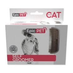 EPIC PET Self-groomer rogati glavnik za samomasažo in razčesavanje 8x12x5cm