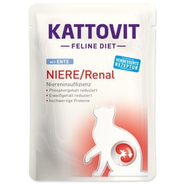 Kattovit Kapsula Niere/Renal duck 85g