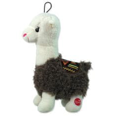 Dog Fantasy Toy plišasta igrača lama piskljiva mešanica barv 26cm