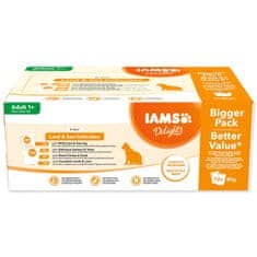 IAMS Kapsula Delights Adult morski sadeži in kopensko meso v želeju 6120g (72x85g)