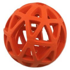 Dog Fantasy Igrača pes Fantazijska žoga perforirana oranžna 9cm