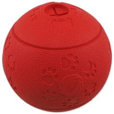 Dog Fantasy Igrača pes Fantazijska žoga za priboljške rdeča 11cm