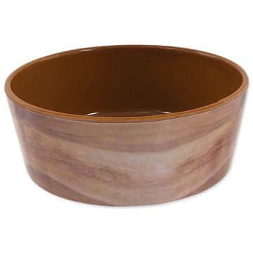 Dog Fantasy Skleda za psa Fantazijski vzorec lesa rjava 15cm 500ml