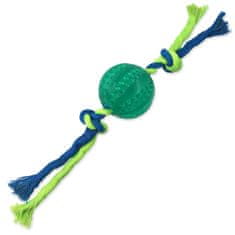 Dog Fantasy Igrača za pse Fantasy DENTAL MINT žoga z vrvjo zelena 7x28cm