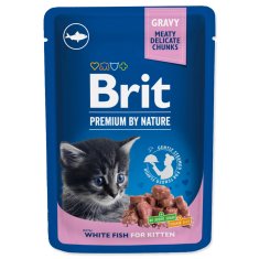 Brit Premium Cat žepek Bela riba za mačke 100g