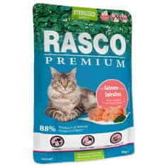 RASCO Premium Steriliziran losos s spirulino 85g