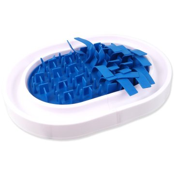 Dog Fantasy Puzzle Anti-swallow bowl blue 40x30x10,9cm